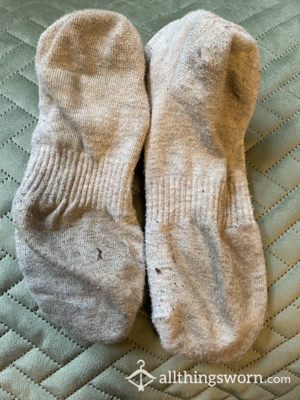 Sweaty Stained Trainer Socks