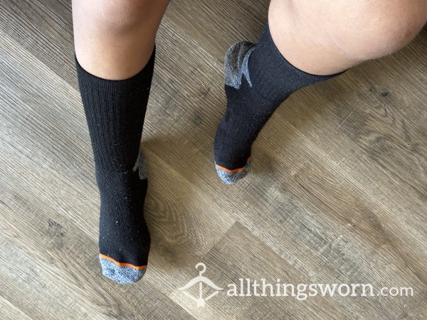 Sweaty Stinky Workout Socks Worn On Size 6 🧦