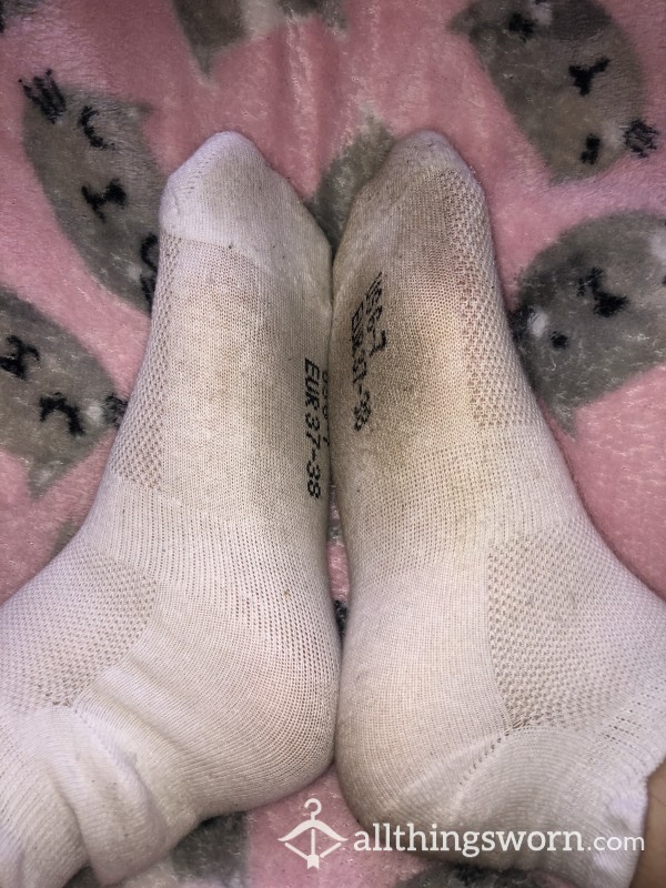 Sweaty Unwashed Socks From A Long School Day❤️