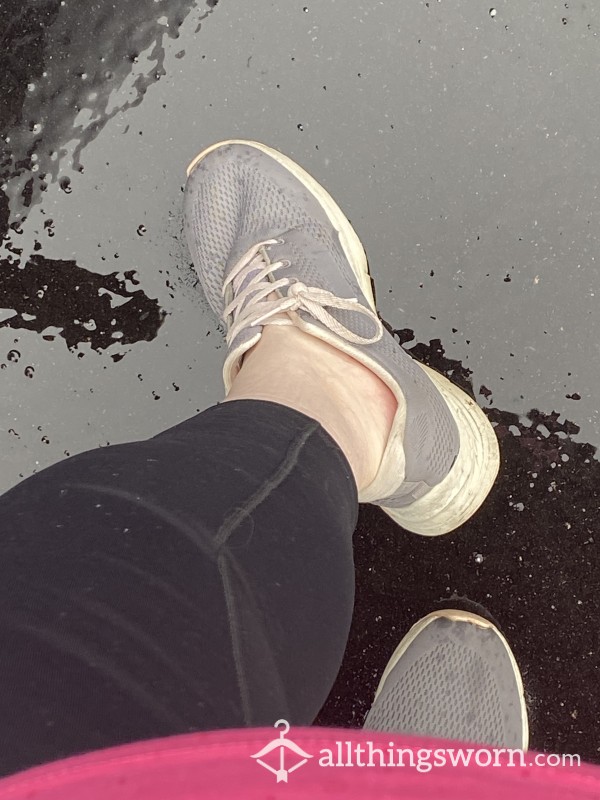 Sweaty Well Worn Gym Sneakers