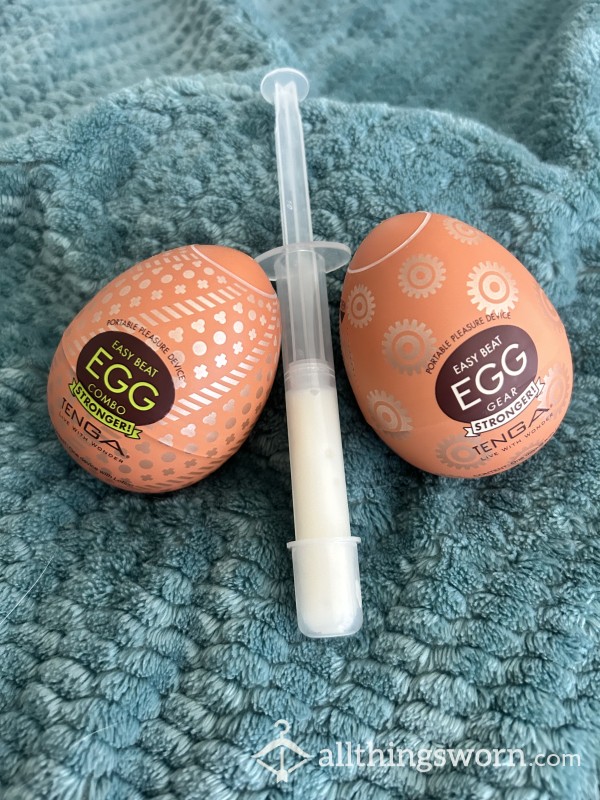 Tenga Egg (male Masturbation  Toy) And Cream Refill