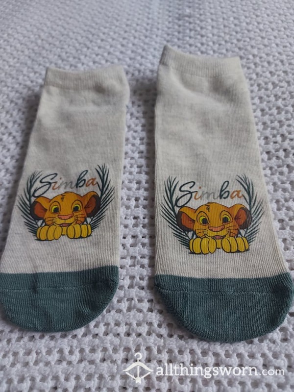 The Lion King Simba Trainer Socks