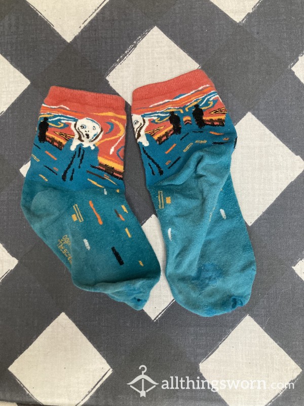 "The Scream" Socks With Holes