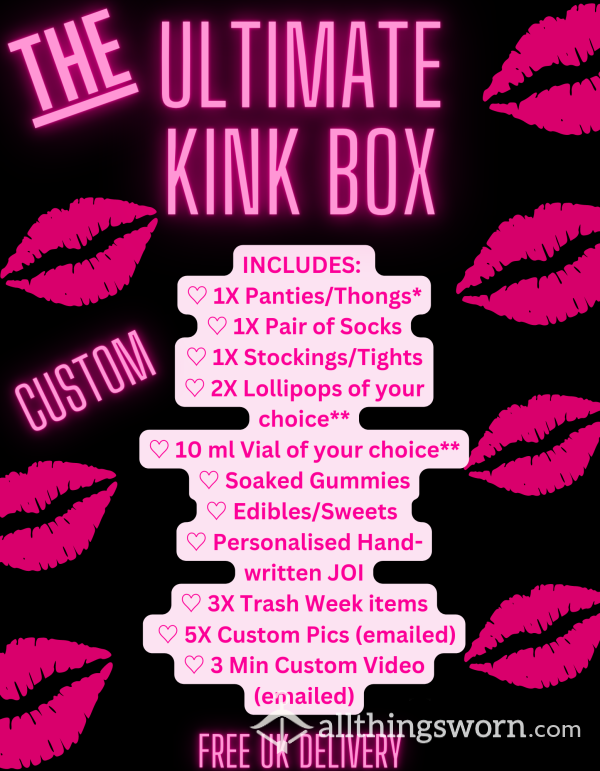 😈🔥💋 THE ULTIMATE KINK BOX 😈🔥💋 TREAT YOURSELF!