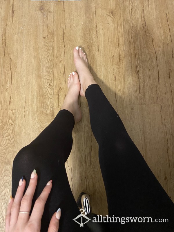 70 Denier Thick Black Ankle Length Tights