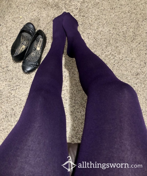 Thick Cozy Tights/ Leggings With Feet 😻 2 Days Of Wear, Free Shipping & Free Gift Included 🔥💦💋