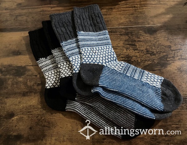 Thick Warm Socks - Includes US Shipping & 48 Hr Custom Wear - 2 Pair Available