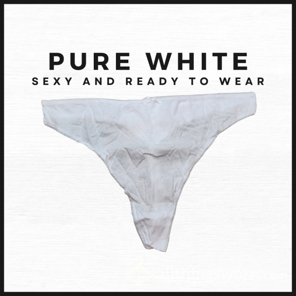 Thong :: Pure White