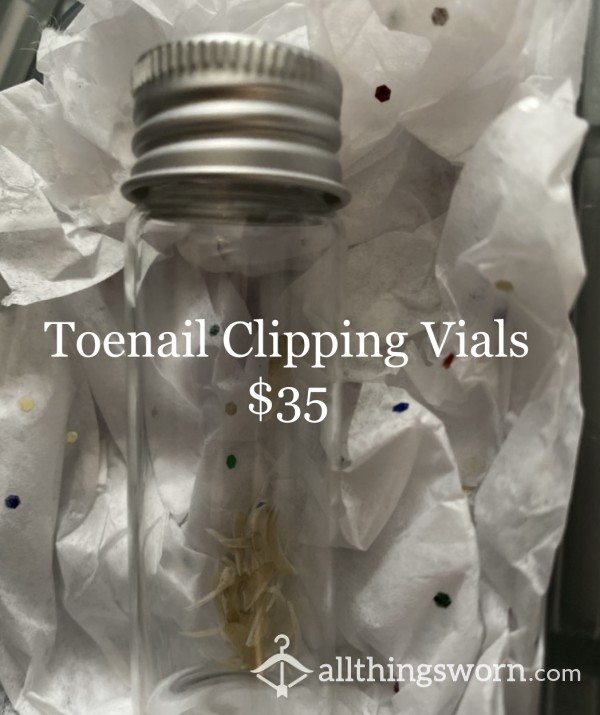 Toenail Clipping Vial