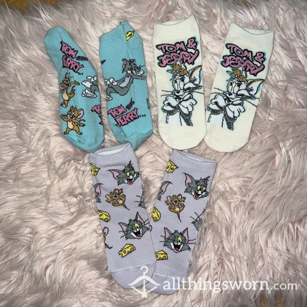 Tom And Jerry Ankle Socks