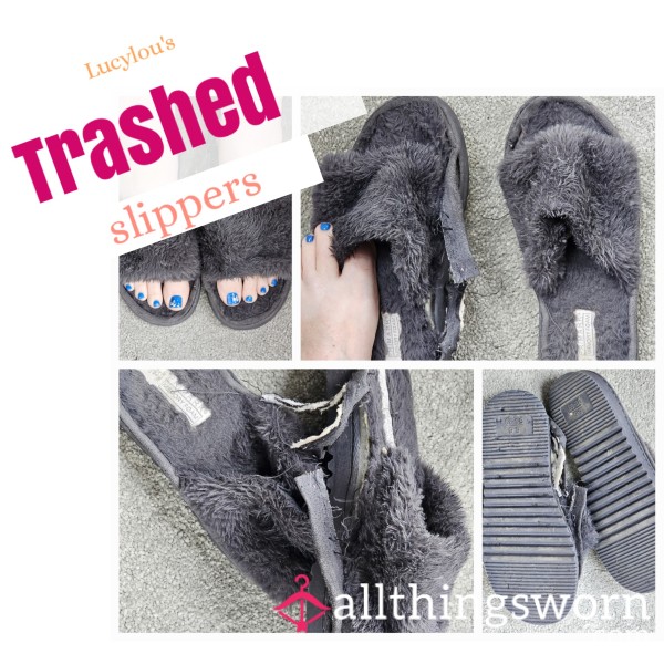 Trashed Slippers (bin Or Pleasure!)