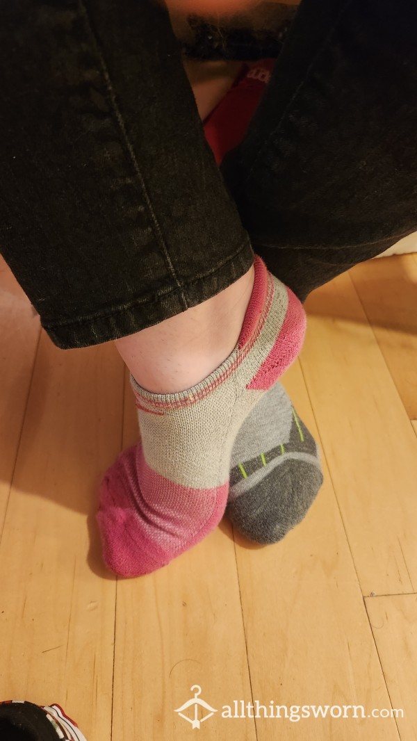 Unmatching Socks At Work.