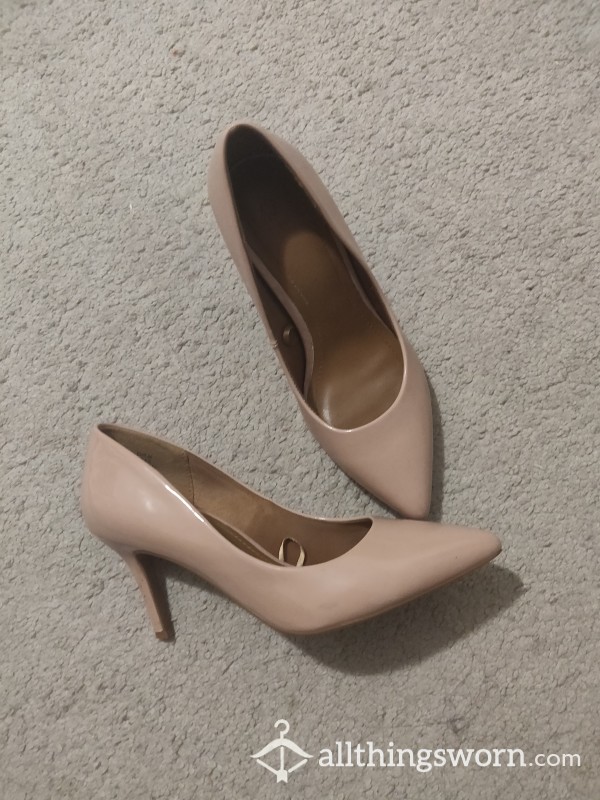 US Size 5 EU 35 Pink Pointy Toed Pumps