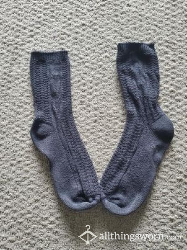 Used Dark Grey Socks