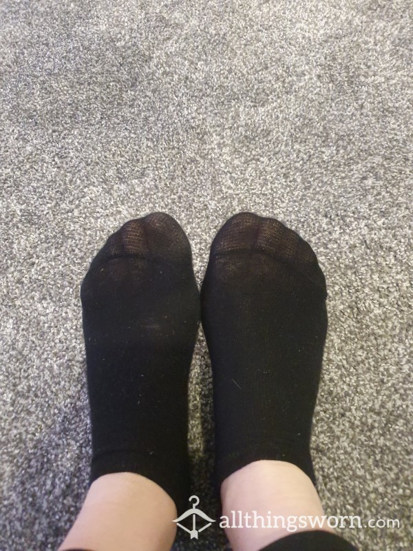 Used Dirty Black Socks