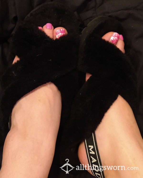 Used Fuzzy Slippers