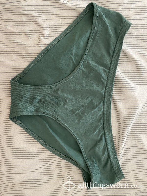 Used Green Panties