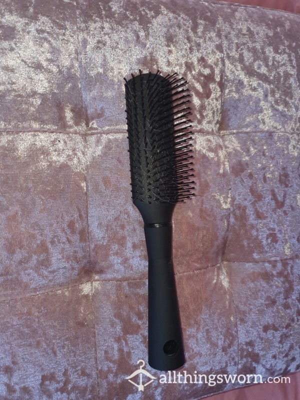 Used Hairbrush For Pleasure!