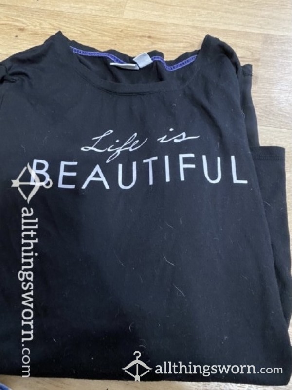 Used Life Is Beautiful Women’s Shirt Size 22/24
