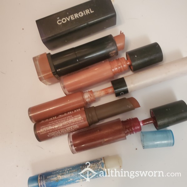 Used Lipsticks, Lip Glosses & Lip Chaps