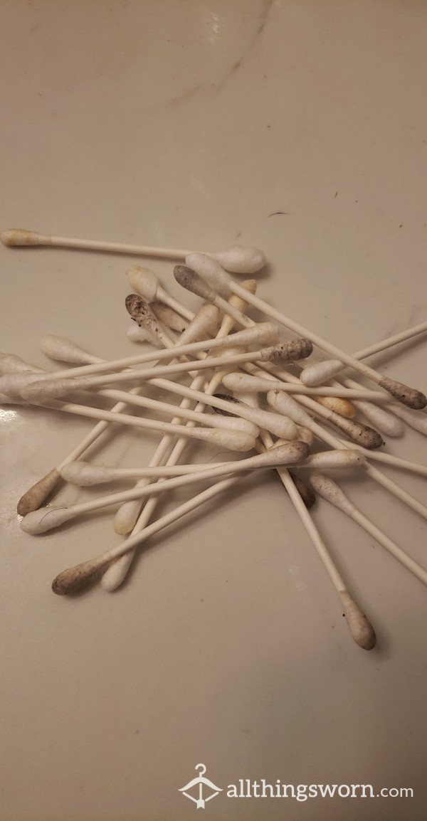 Used Q-tips For You Nasty Little Humans!