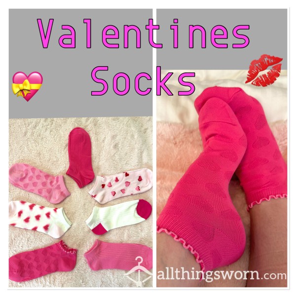 Valentines Socks Love Hearts