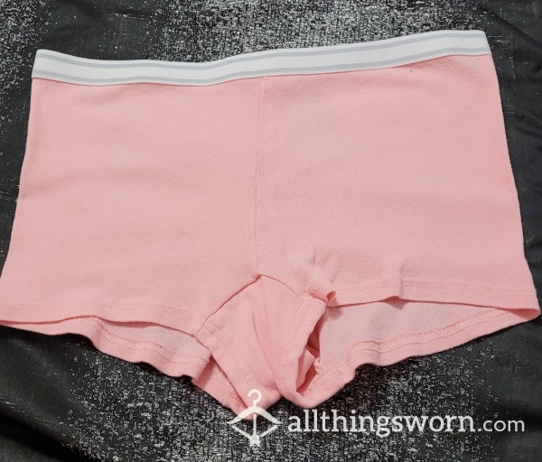 Pink XXL Hanes Boy Shorts Panties