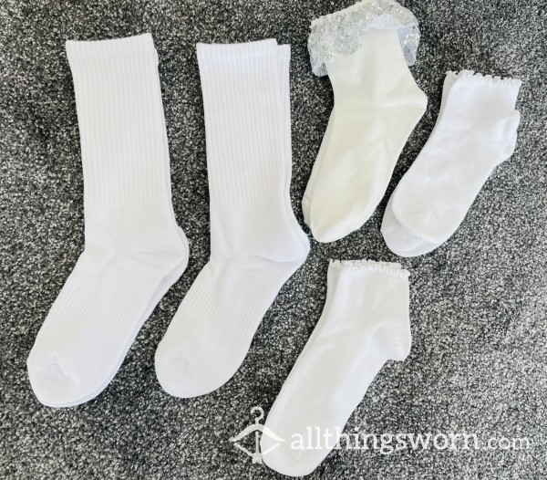 Various White Socks