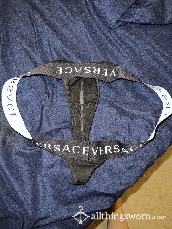 Versace Thong W/ 😽 Marks