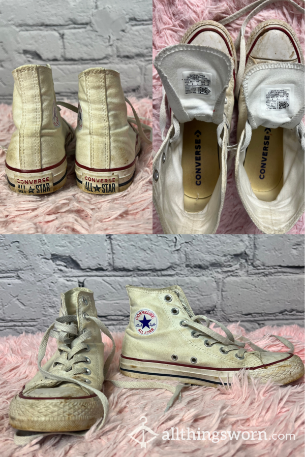 Very Old High Top Converse Shoes