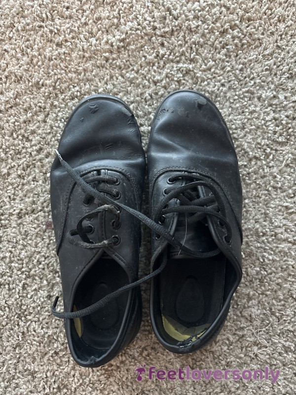 Very Well Worn Work Shoes