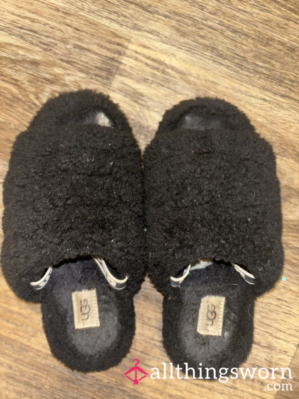 Very Worn Ugg Slippers… Never Worn With Socks