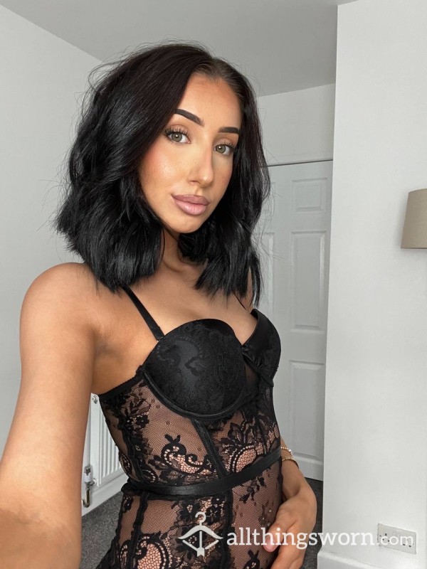 (Video!) I Look Amazing In This Sexy Black Lingerie