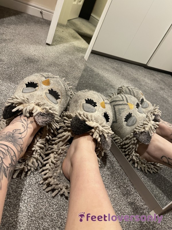 Worn, Dirty, Smelly Slippers