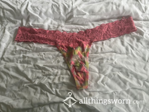 Well-loved Hot Pink VS PINK Thong