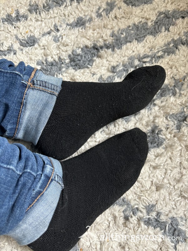 Well Used Black Socks