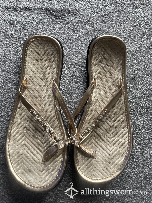 Well Used Pretty Flip Flop