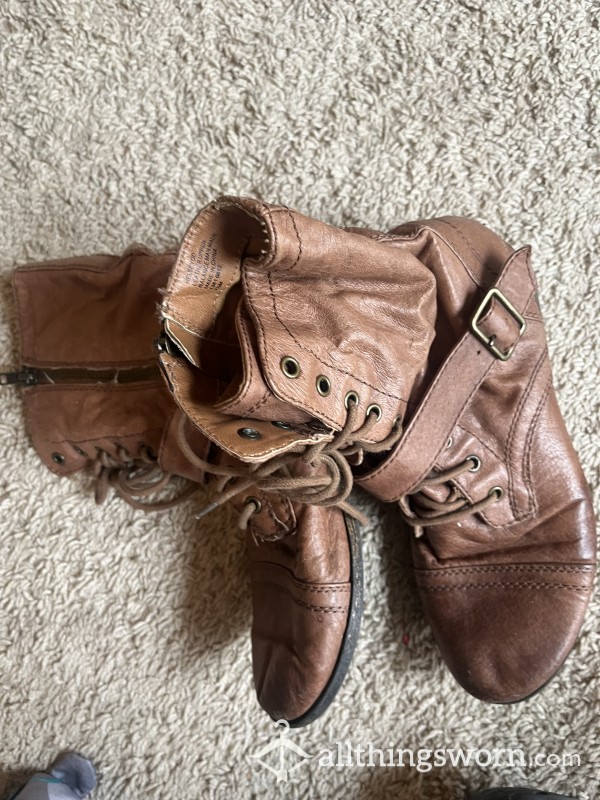 Well Worn Combat Boots