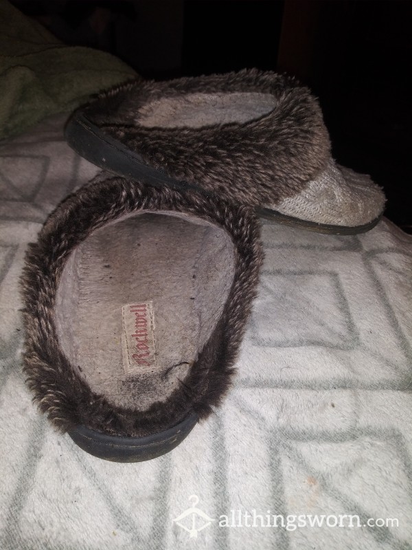 Well Worn Comfy Slippers