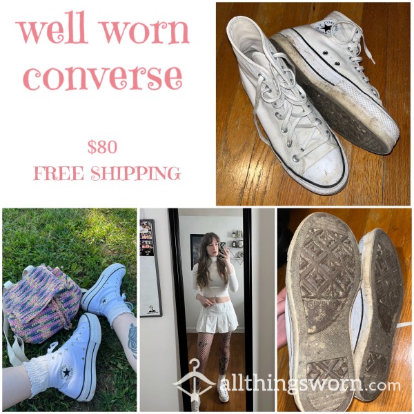 Well Worn Converse Sneakers *SOLD