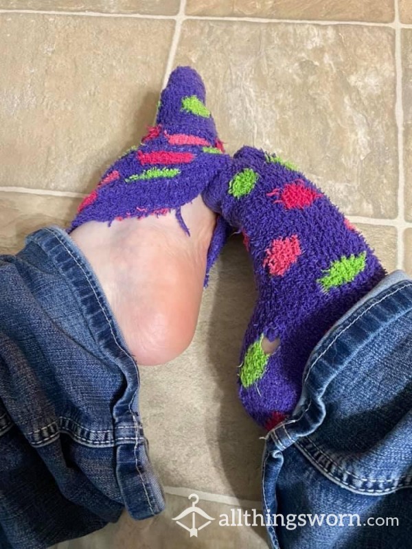 Well Worn Fuzzy Socks