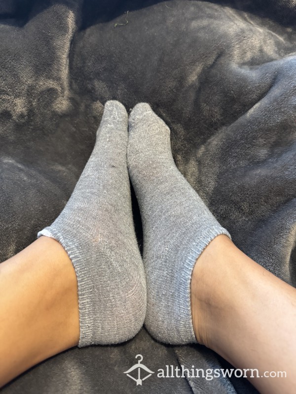 Well-worn Gray Socks