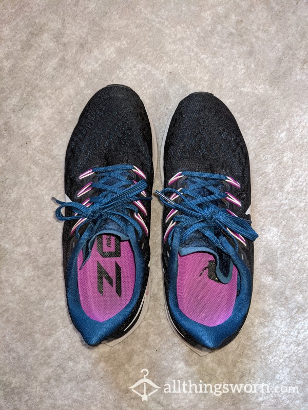 Well-worn Nike Running Sneakers, Over 250 Sweaty Miles