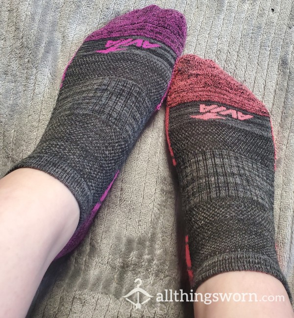 Well Worn Pink Mix Match Ankle Socks