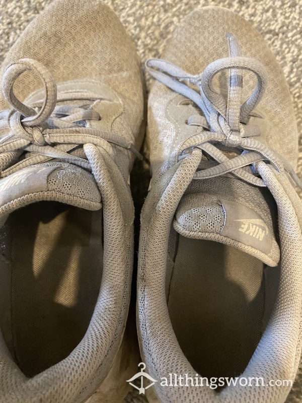 Well Worn Smelly Running Trainers