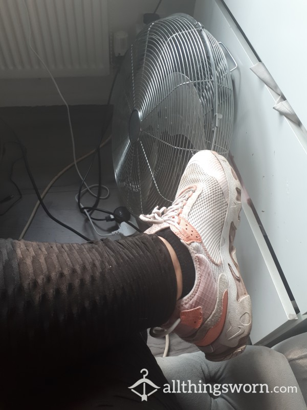 Well Worn Trainers ....my Toes Have Been Sweating In These For Weeks ...all Day Everyday While I Work.