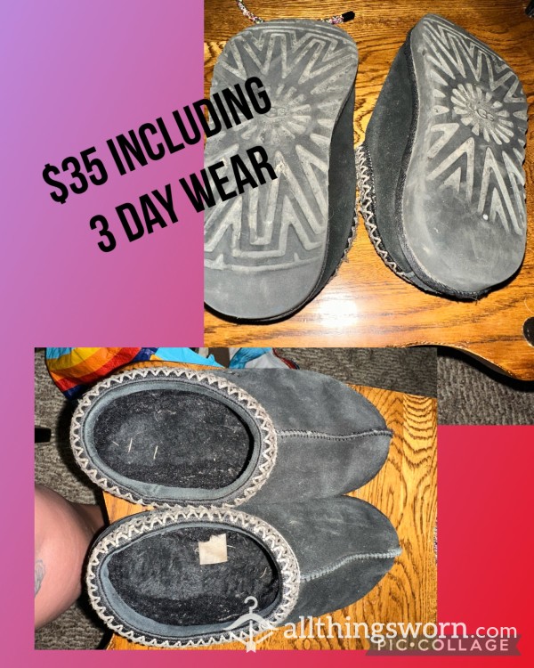Well-worn UGG Slippers 3 Day Wear Included