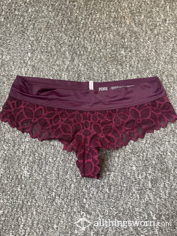 XS Well Worn Victoria Secret Lacy Knickers/panties