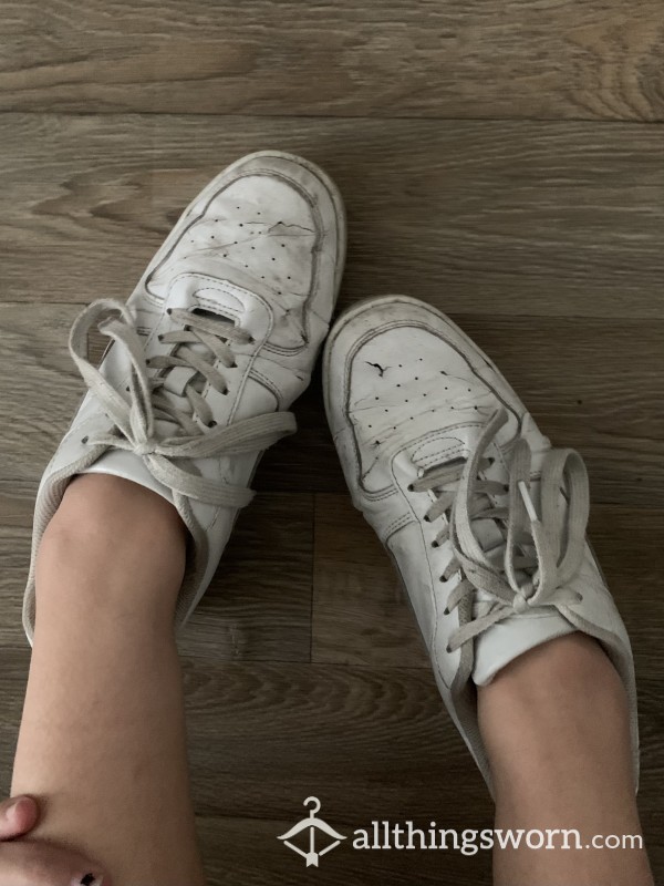 Well-Worn White Sneakers~
