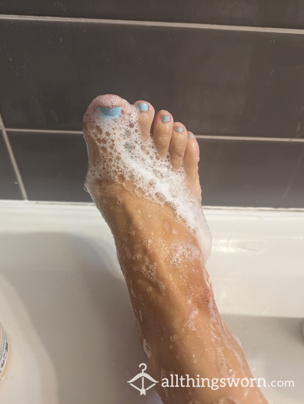 Let Me Turn You On With My Soapy Feet